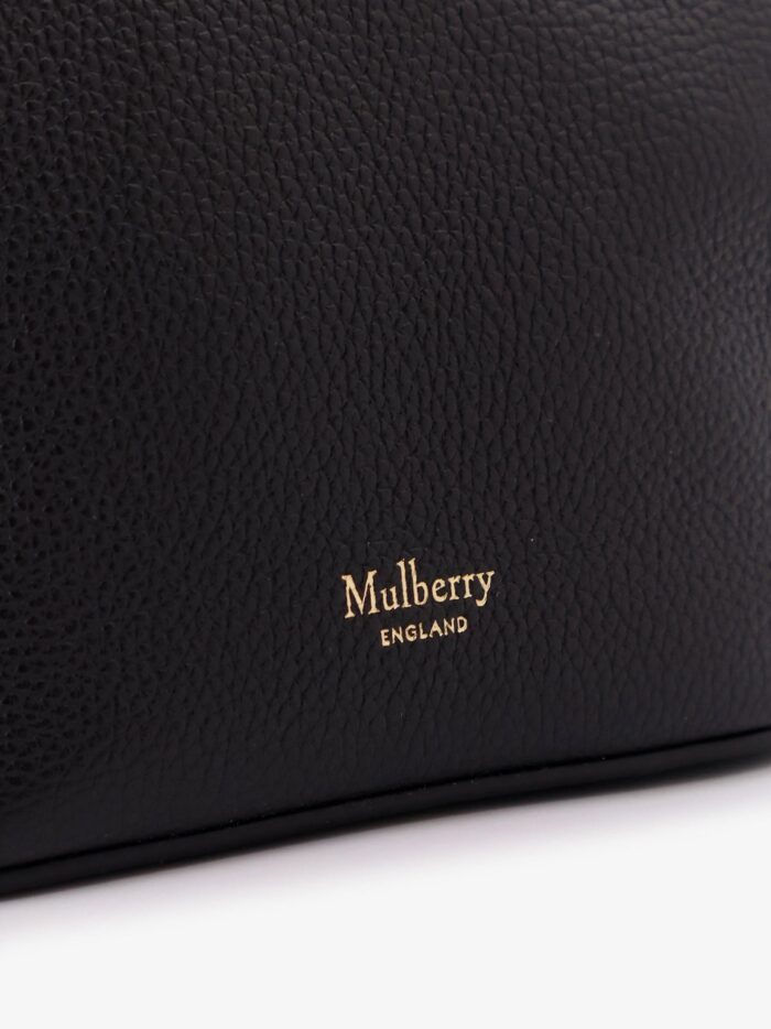 MULBERRY Islington Leather Bucket Bag With Logo