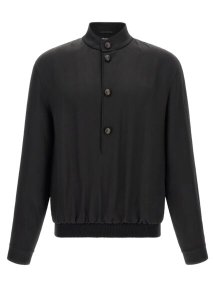 Zegna Mulberry Silk Sweatshirt