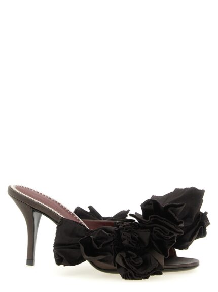 MAGDA BUTRYM Mule Flowers Taffeta