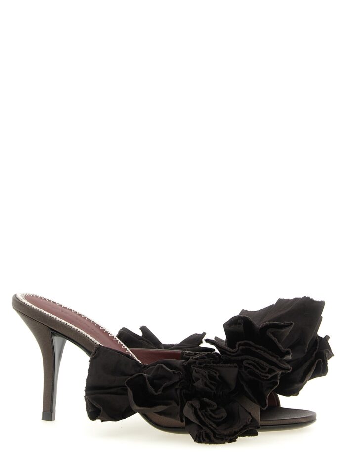magda butrym mule flowers taffeta MAGDA BUTRYM Mule Flowers Taffeta