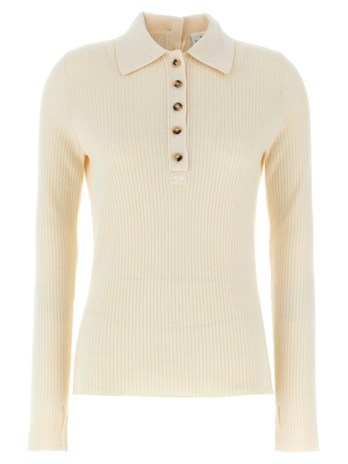 courreges 'multi buttons' sweater COURREGES 'Multi-Buttons' Sweater