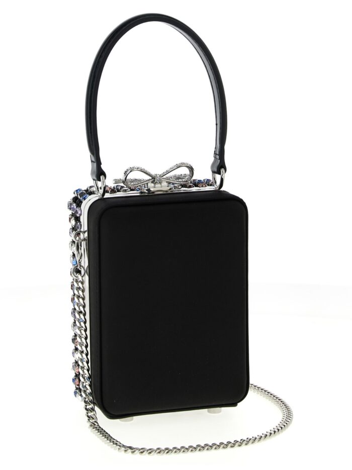 SELF PORTRAIT 'Multi Crystal Chainmail' Handbag