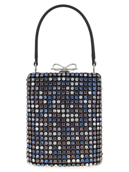 SELF PORTRAIT 'Multi Crystal Chainmail' Mini Handbag
