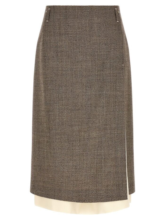 tela multi layer hem skirt TELA Multi-layer Hem Skirt