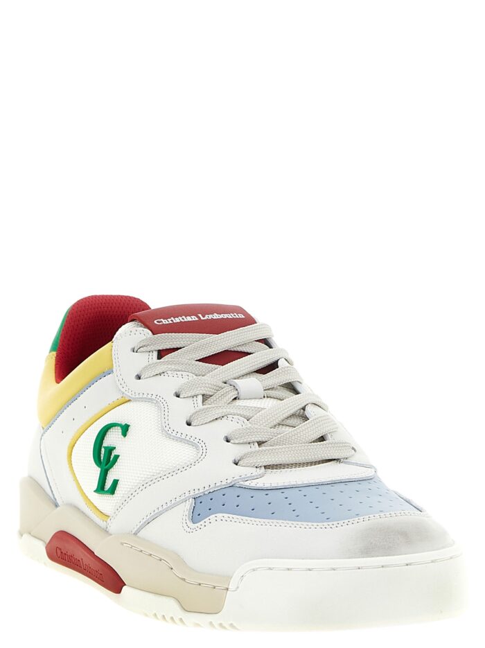 CHRISTIAN LOUBOUTIN Multicolor 'Bsktball 1 Retro' Sneakers