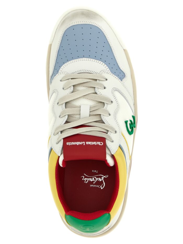 CHRISTIAN LOUBOUTIN Multicolor 'Bsktball 1 Retro' Sneakers