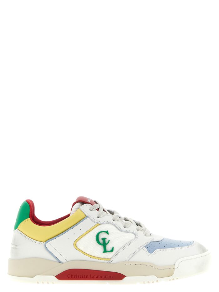christian louboutin multicolor 'bsktball 1 retro' sneakers CHRISTIAN LOUBOUTIN Multicolor 'Bsktball 1 Retro' Sneakers