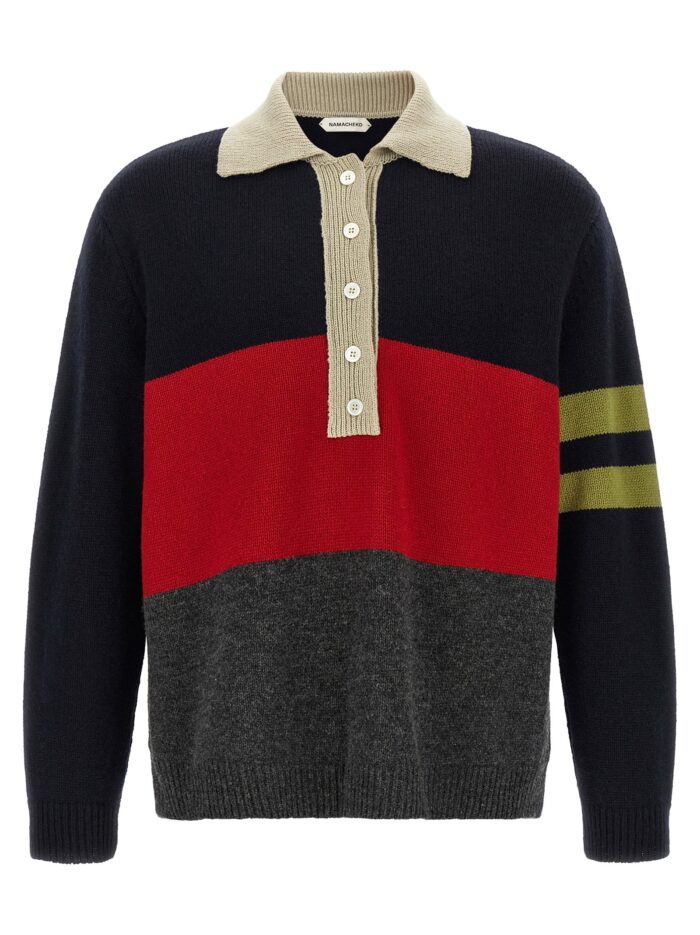 namacheko multicolor 'gareth' polo shirt NAMACHEKO Multicolor 'Gareth' Polo Shirt