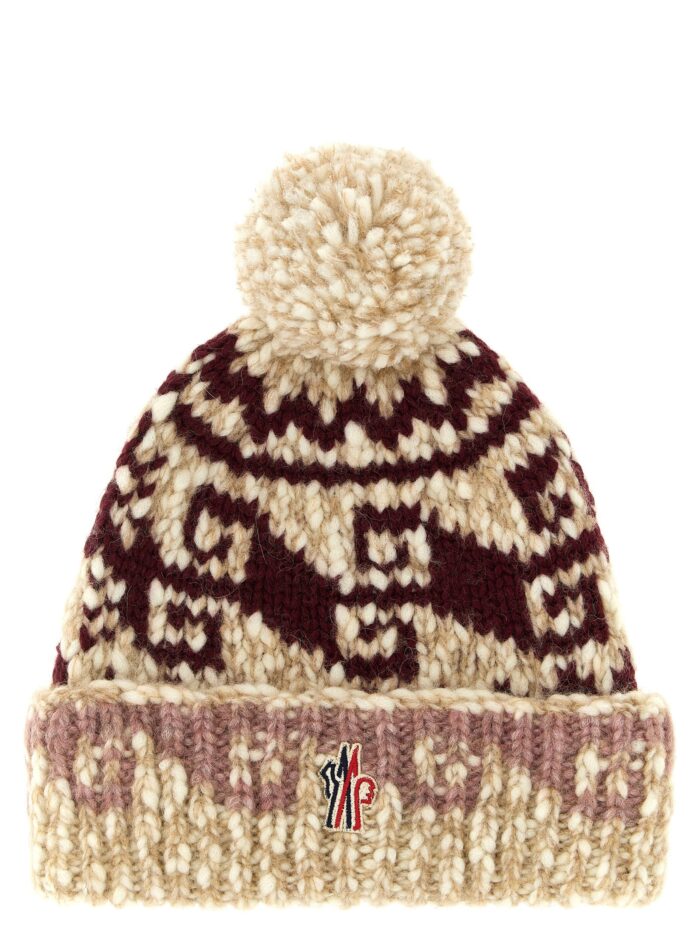 moncler grenoble multicolor pon pon beanie MONCLER GRENOBLE Multicolor Pon Pon Beanie