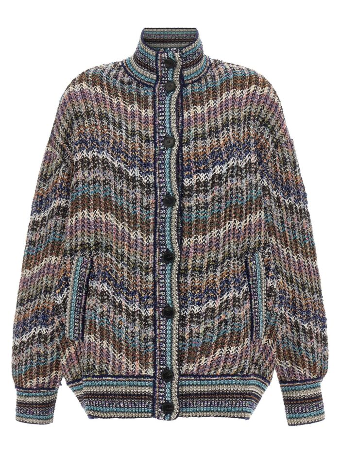 missoni multicolor sequin cardigan Missoni Multicolor Sequin Cardigan