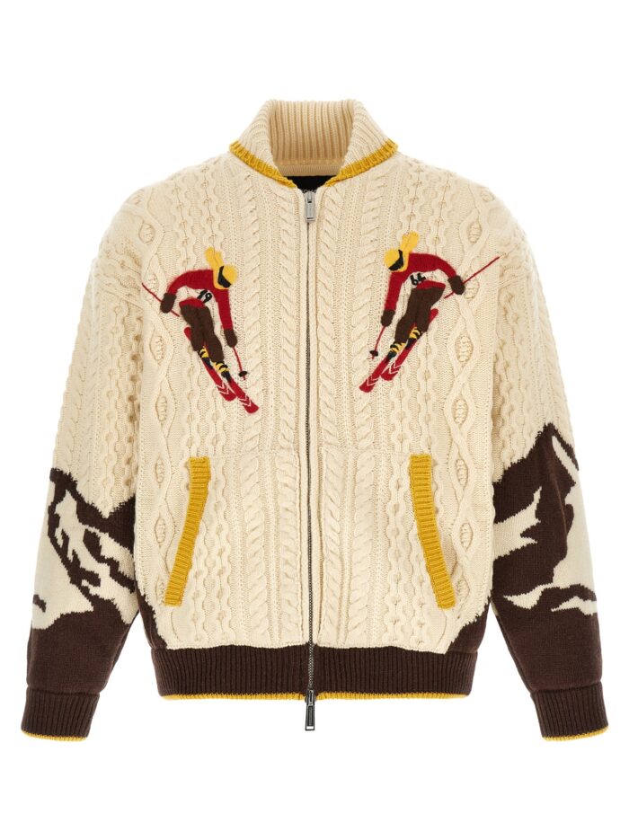 dsquared2 multicolor 'snowy dream' cardigan Dsquared2 Multicolor 'Snowy Dream' Cardigan