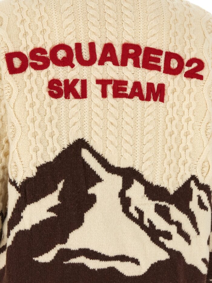 Dsquared2 Multicolor 'Snowy Dream' Cardigan