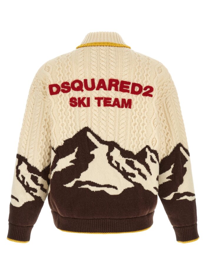 Dsquared2 Multicolor 'Snowy Dream' Cardigan