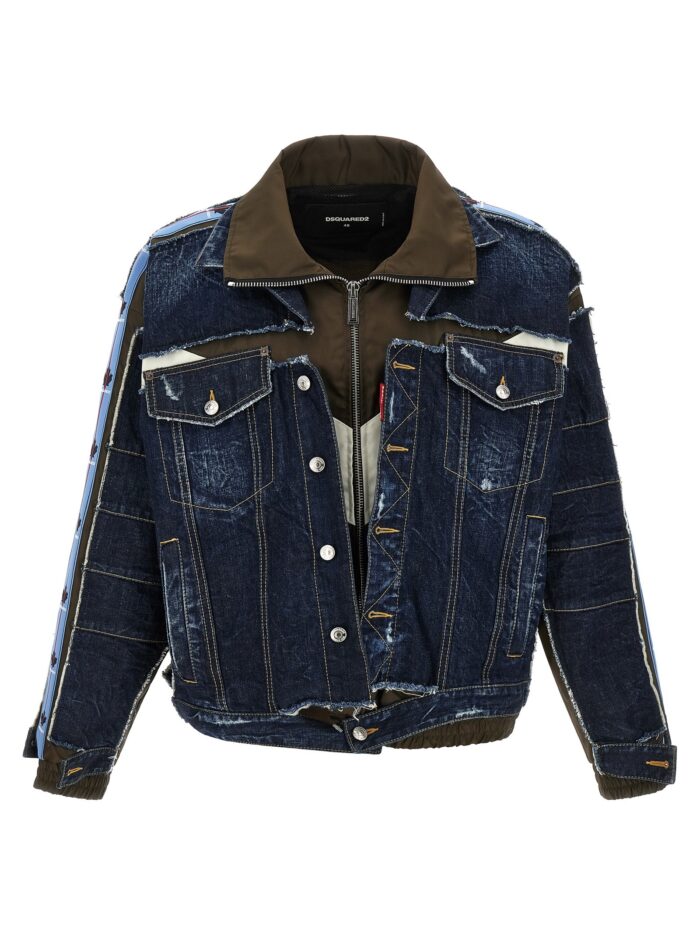 dsquared2 multilayer denim jacket Dsquared2 Multilayer Denim Jacket