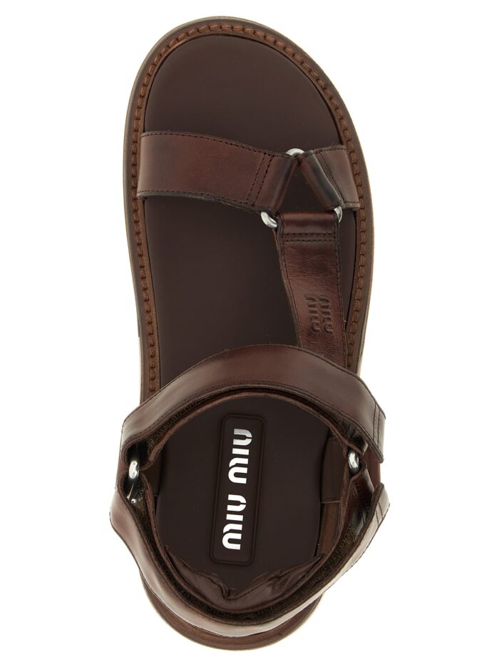 Miu Miu Multiple Band Sandals