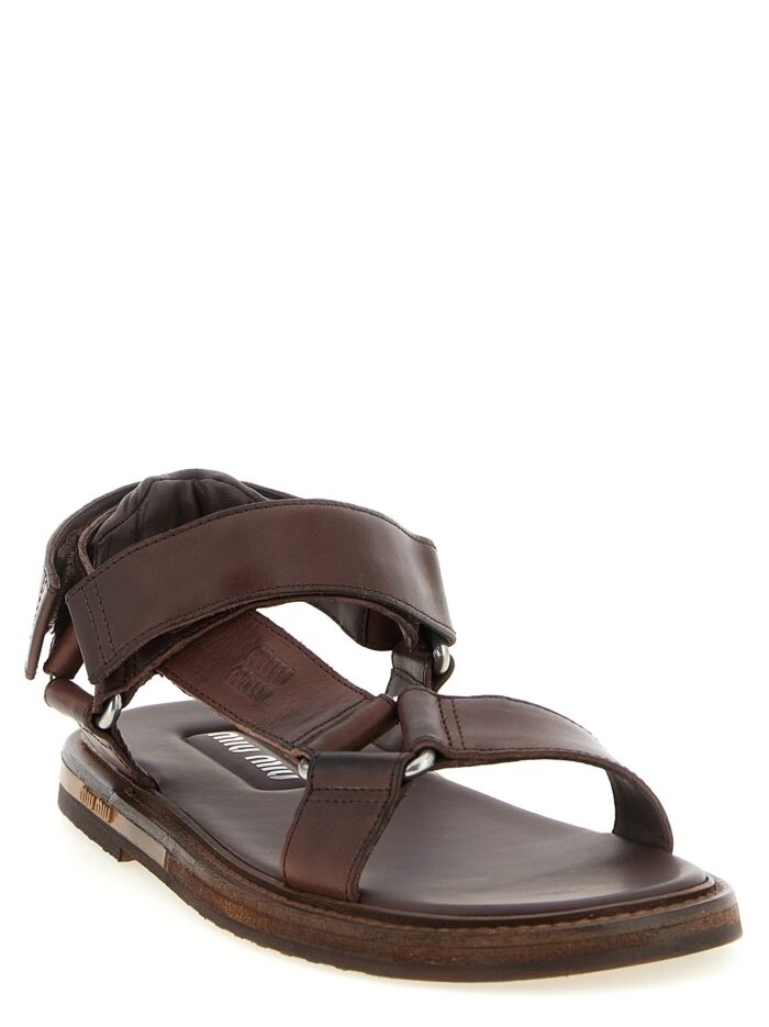 Miu Miu Multiple Band Sandals