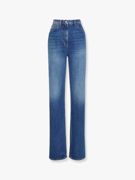 MVP WARDROBE Five Pockets Jeans With Logo Tag