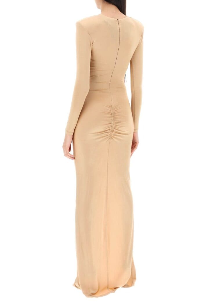 MVP WARDROBE Maxi Draped Dress La Ponche