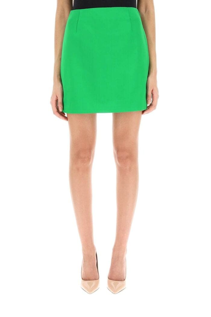 MVP WARDROBE 'perry' Satin Mini Skirt