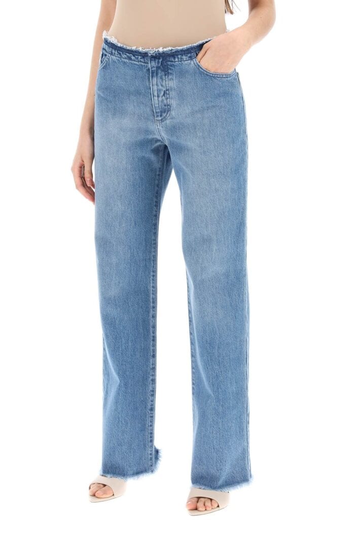 MVP WARDROBE Straight Leg Levant Jeans With Eight