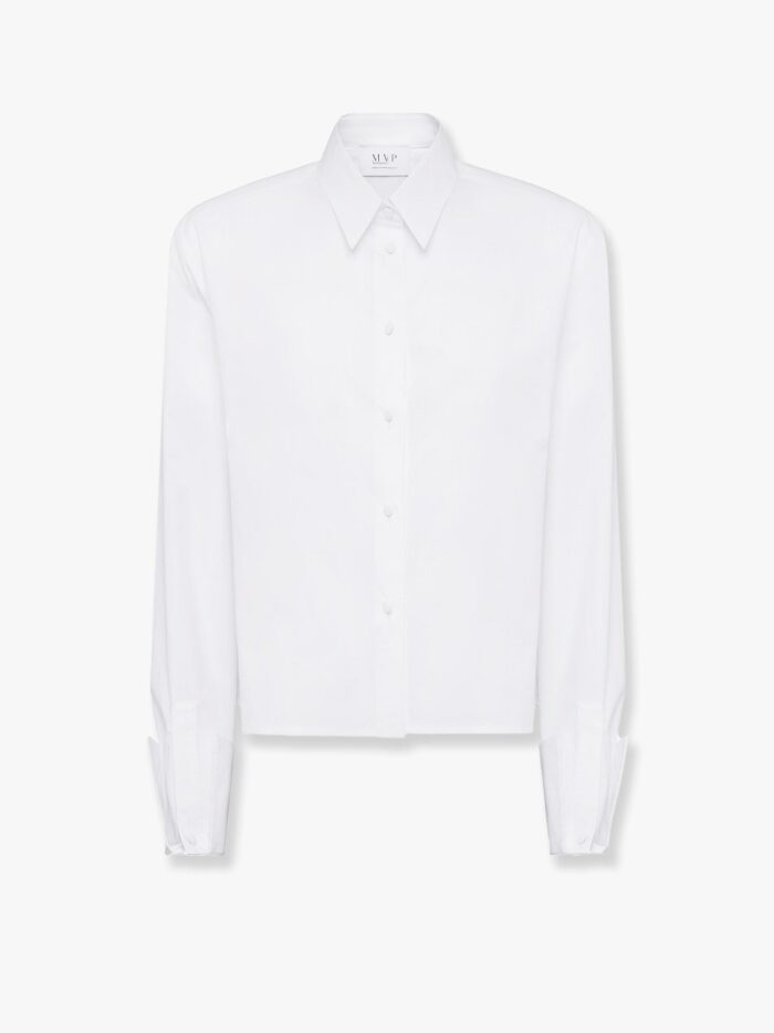 MVP WARDROBE Tessa Cotton Shirt With Maxi Cuffs