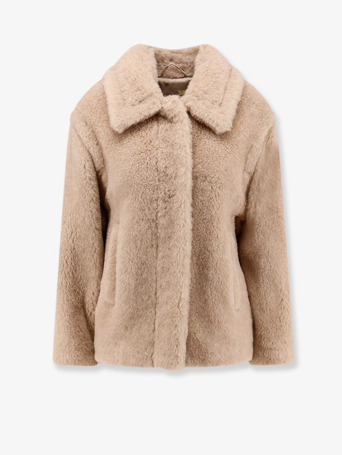 max mara mxmtritone alpaca, virgin wool and silk jacket Max Mara Mxmtritone Alpaca, Virgin Wool And Silk Jacket