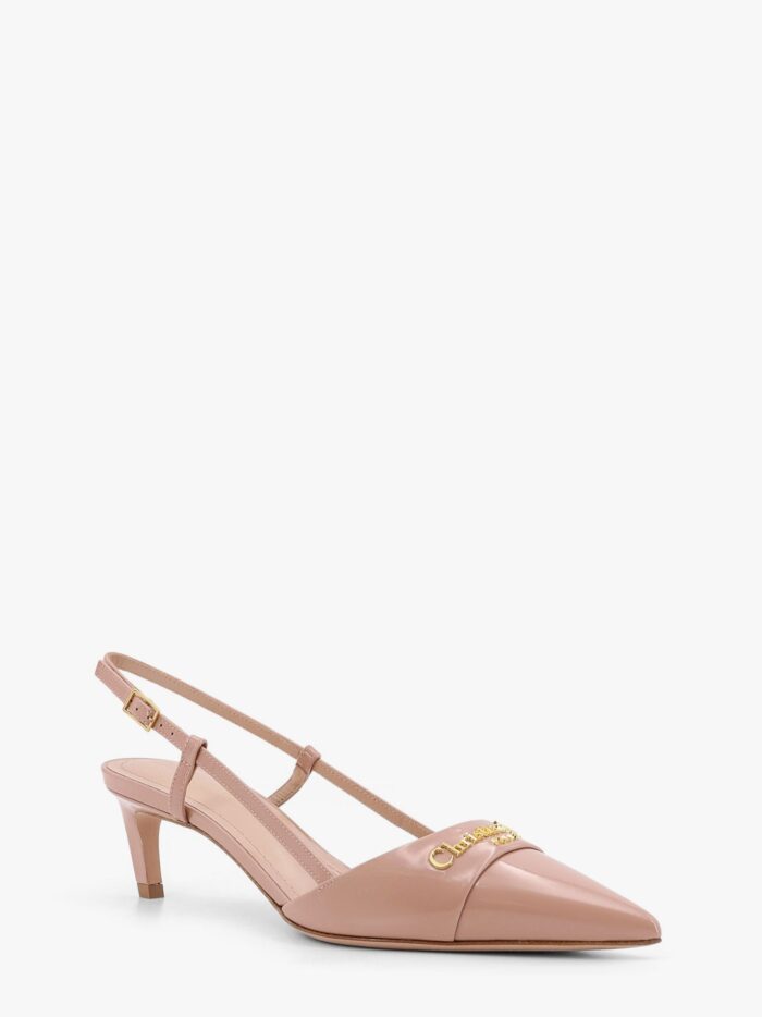 My Dior Patent Leather Slingback With Christian Dior Paris Signature