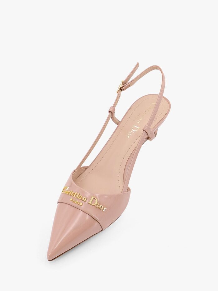 My Dior Patent Leather Slingback With Christian Dior Paris Signature