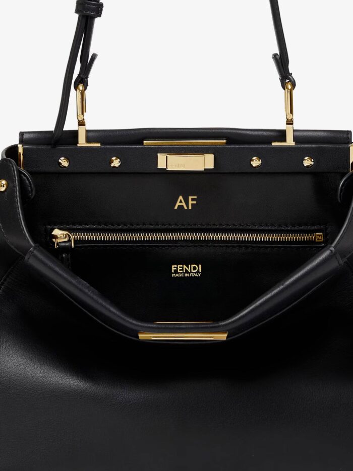 Fendi My Peekaboo Small Leather Shoulder Bag