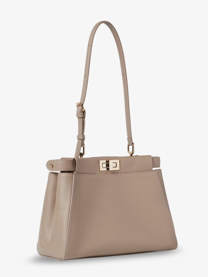 Fendi My Peekanno Small Leather Shoulder Bag