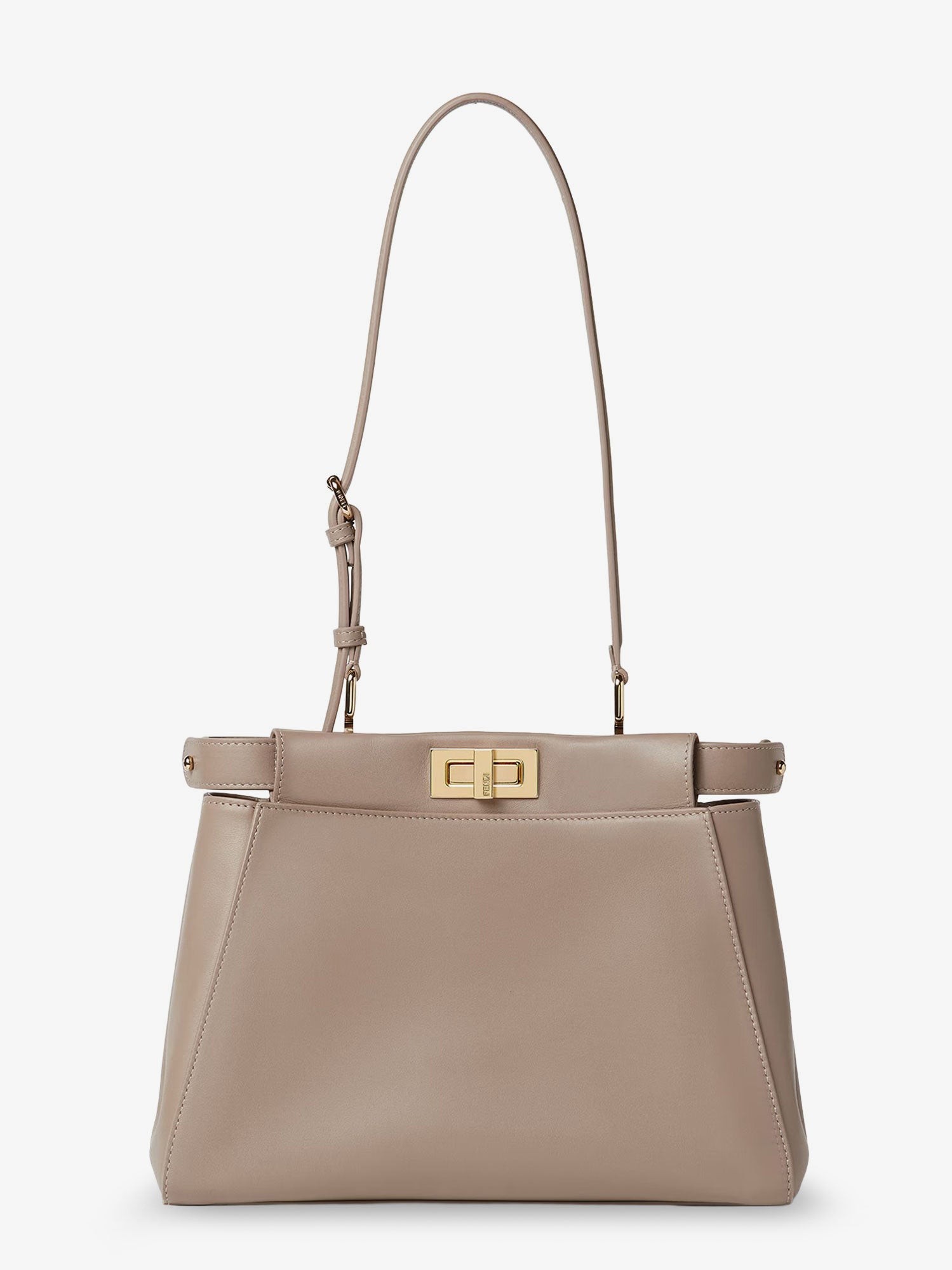 Fendi My Peekanno Small Leather Shoulder Bag
