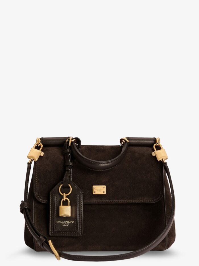 dolce & gabbana my sicily handbag in suede Dolce & Gabbana My Sicily Handbag In Suede