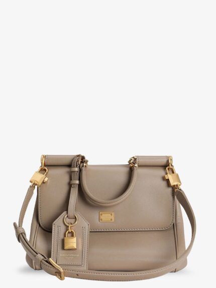 Dolce & Gabbana My Sicily Leather Handbag