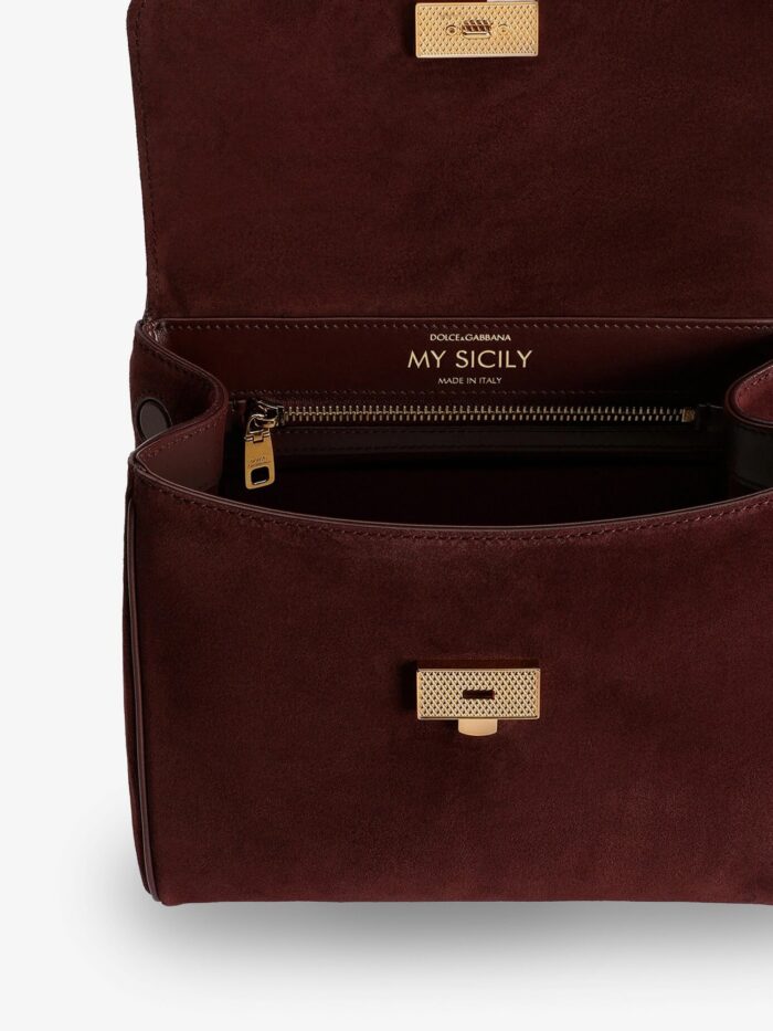 Dolce & Gabbana My Sicily Suede Handbag