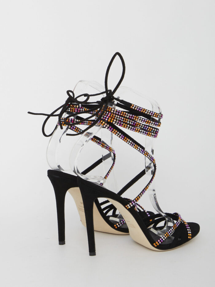 Paris Texas Holly Nicole lace-up sandals