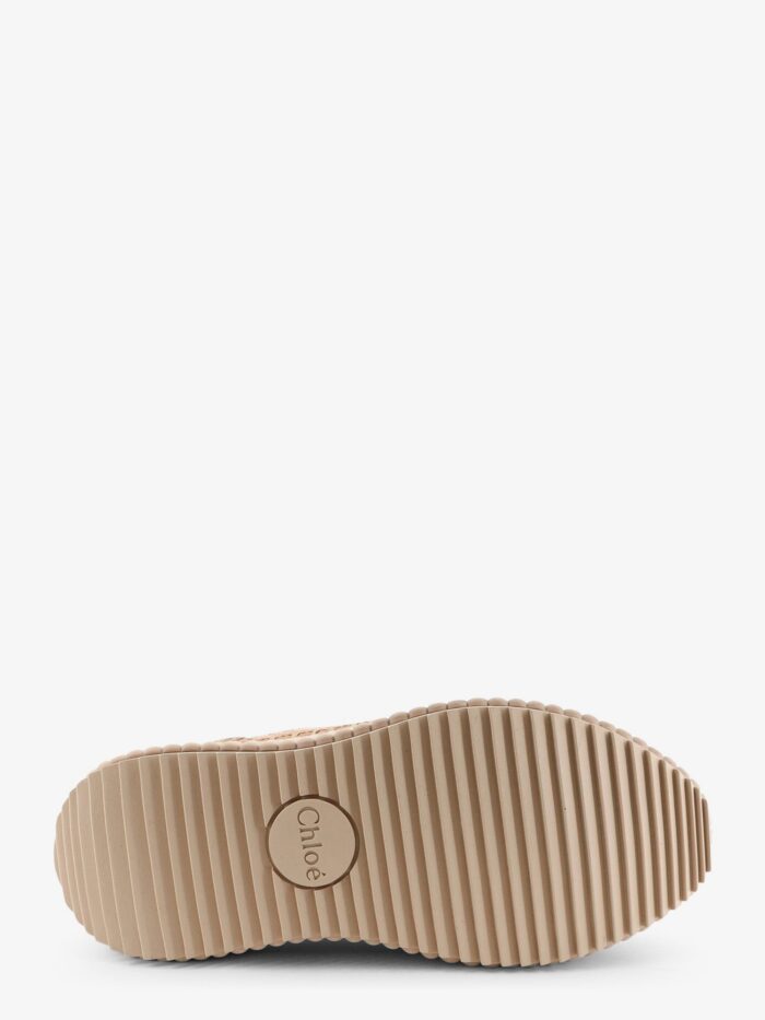 CHLOE' Nama Low-top Sneakers In Mesh With Suede Inserts