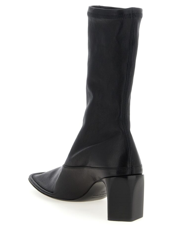 JIL SANDER Nappa Ankle Boots