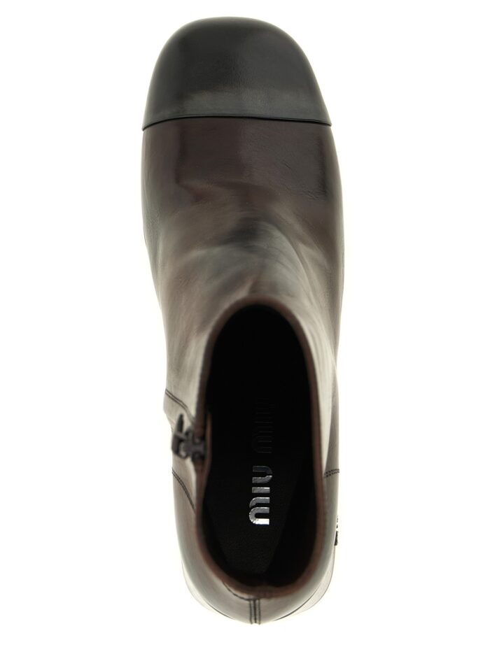 Miu Miu Nappa Ankle Boots