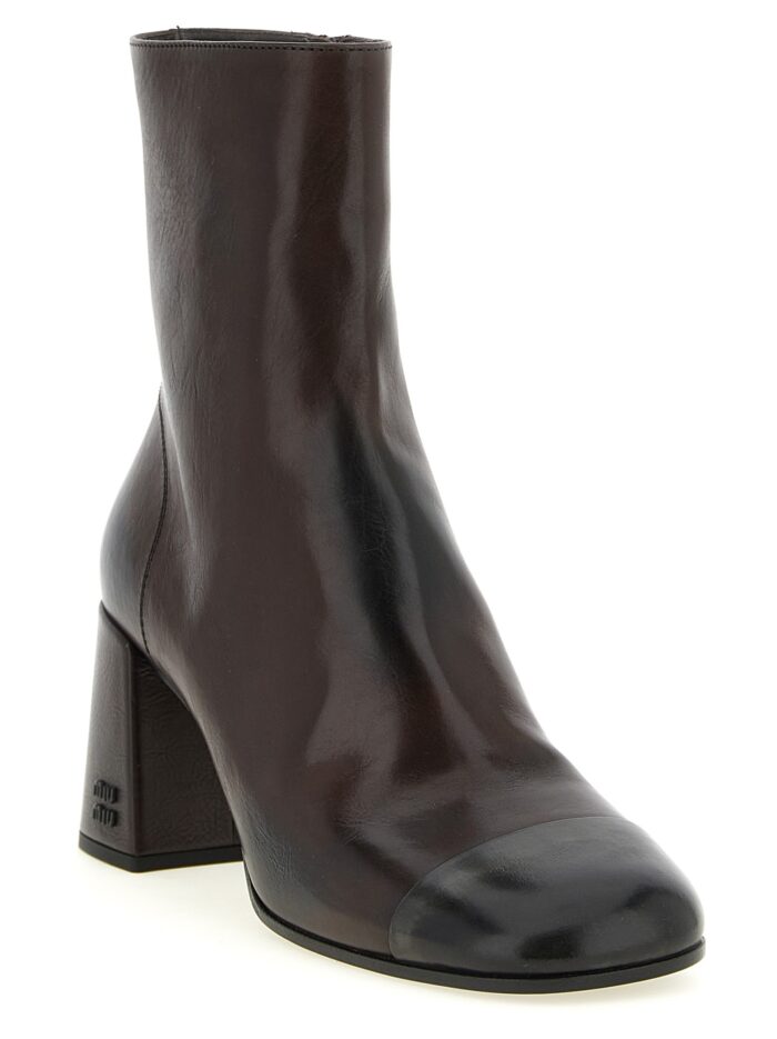 Miu Miu Nappa Ankle Boots
