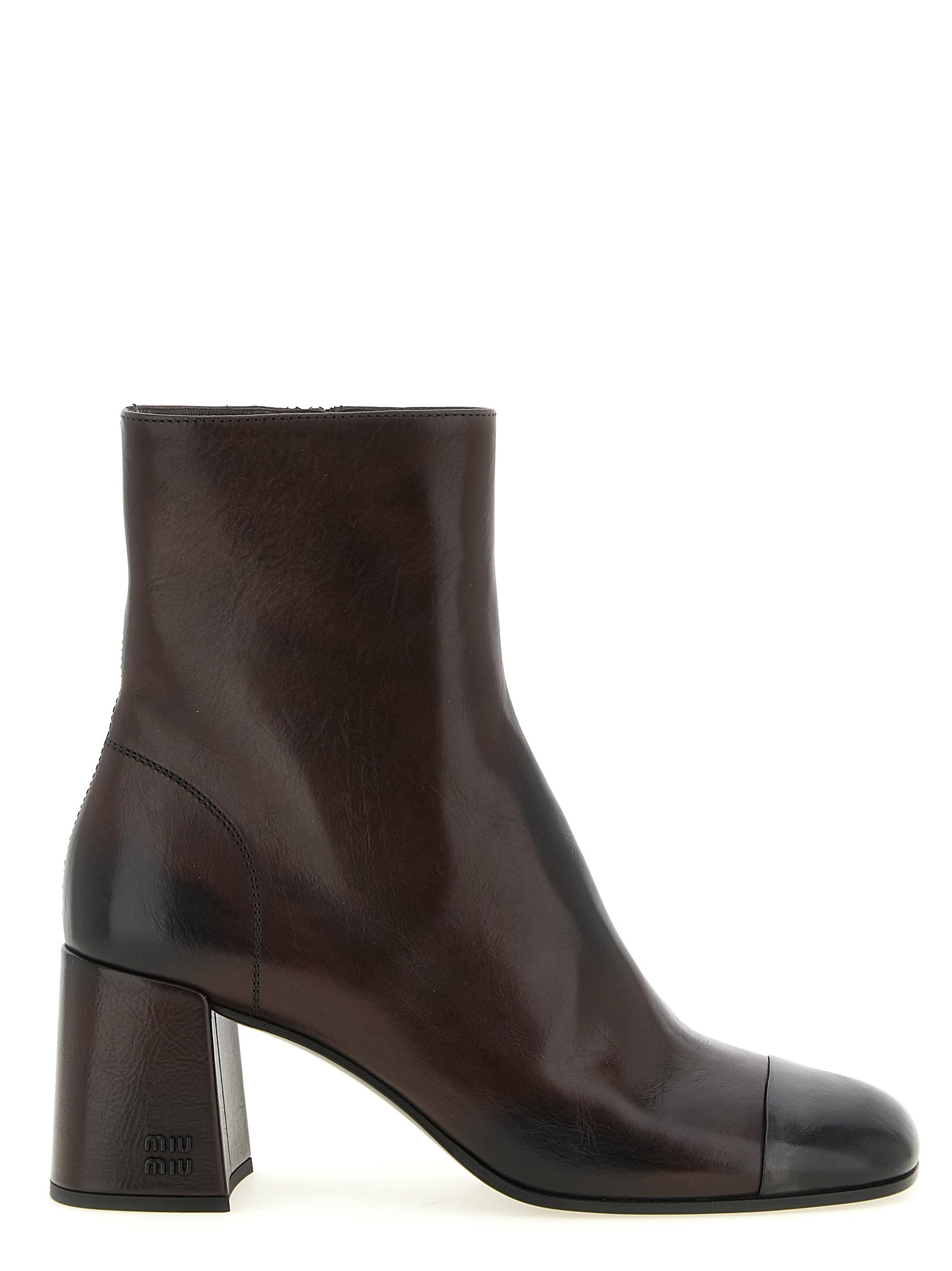 Miu Miu Nappa Ankle Boots