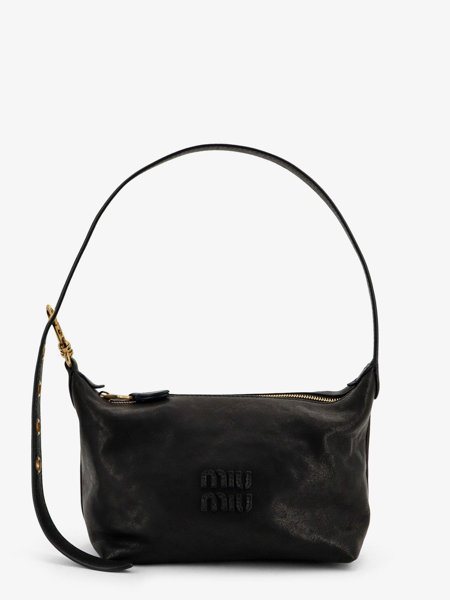 Miu Miu Nappa Aviator Leather Shoulder Bag