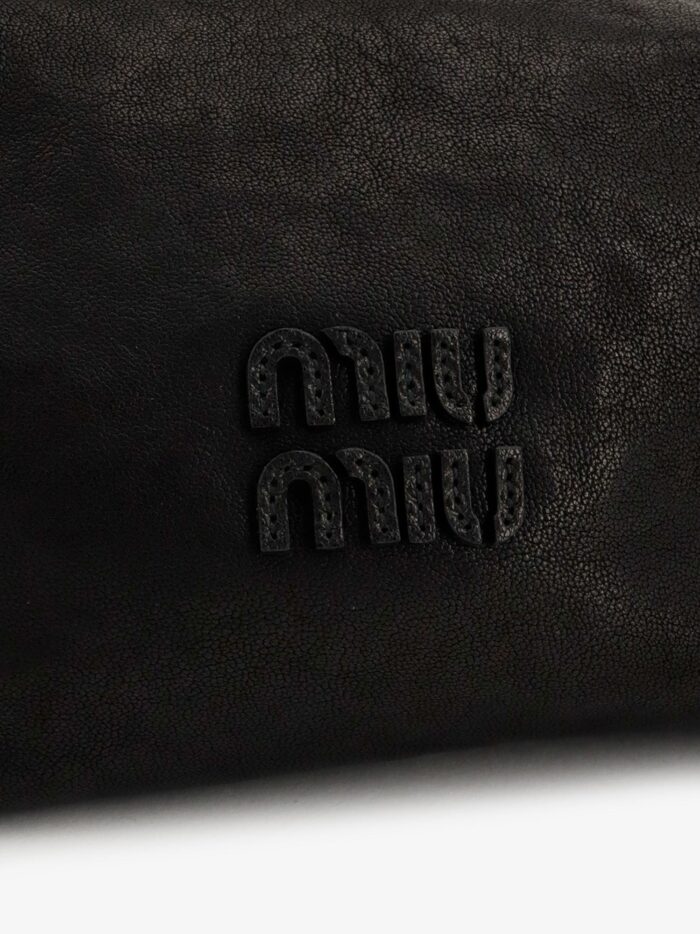 Miu Miu Nappa Aviator Leather Shoulder Bag