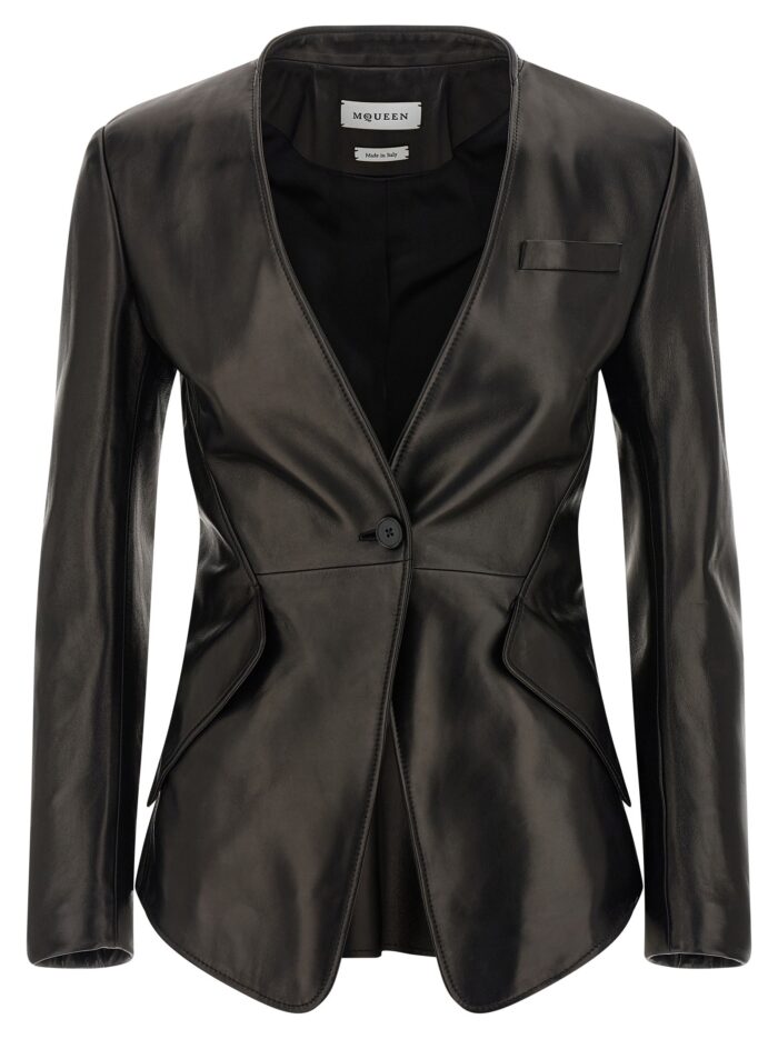 mcqueen nappa blazer MCQUEEN Nappa Blazer