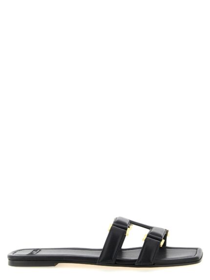 Elisabetta Franchi Nappa Leather Sandals