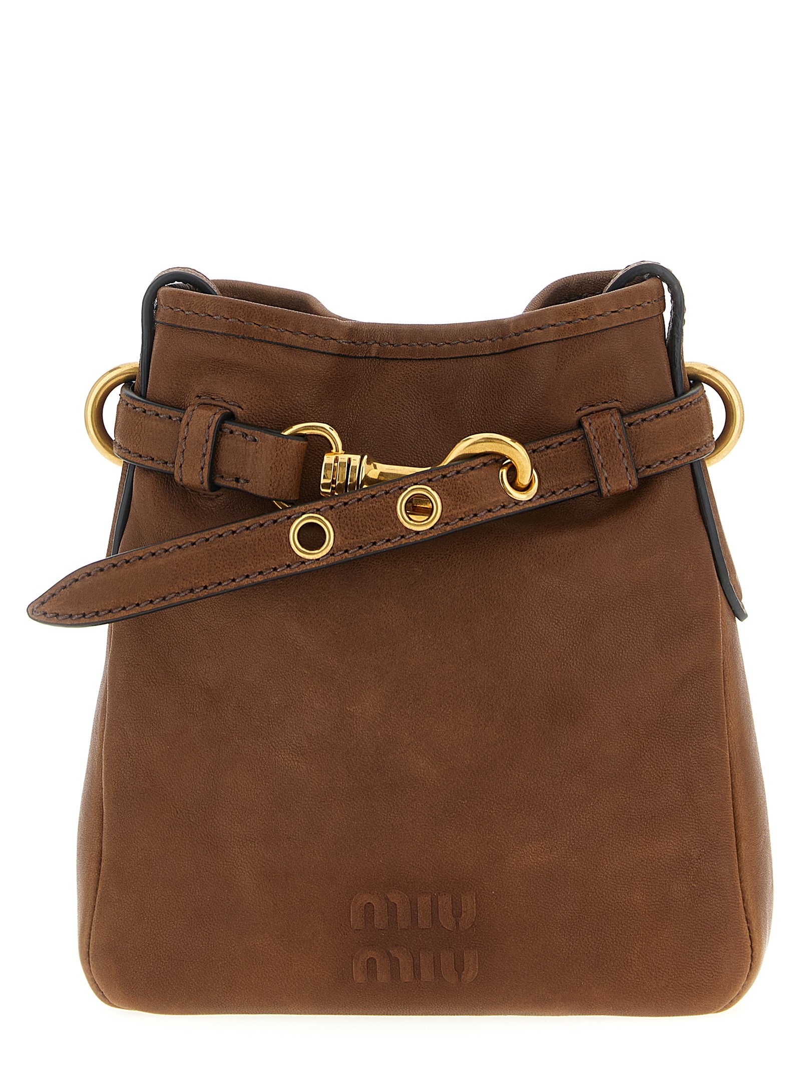 Miu Miu Nappa Leather Shoulder Strap