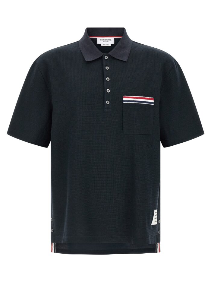 THOM BROWNE 'Nastro RWB' Polo Shirt