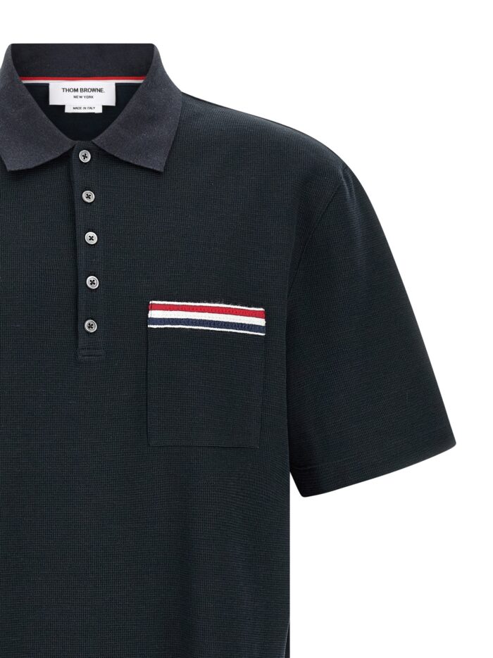 THOM BROWNE 'Nastro RWB' Polo Shirt