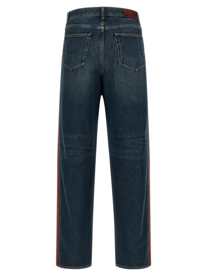 Gucci 'Nastro Web' Baggy Jeans