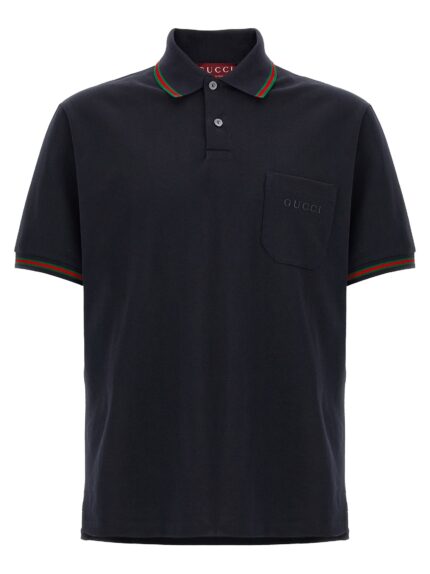 Gucci 'Nastro Web' Polo Shirt
