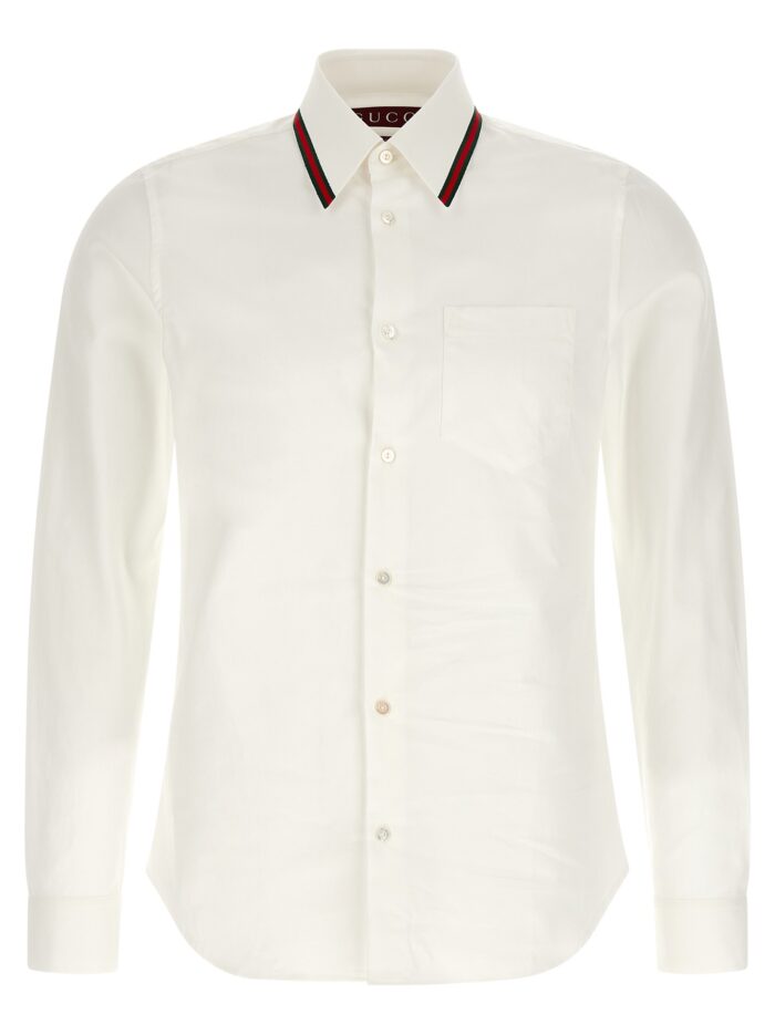gucci 'nastro web' shirt Gucci 'Nastro Web' Shirt